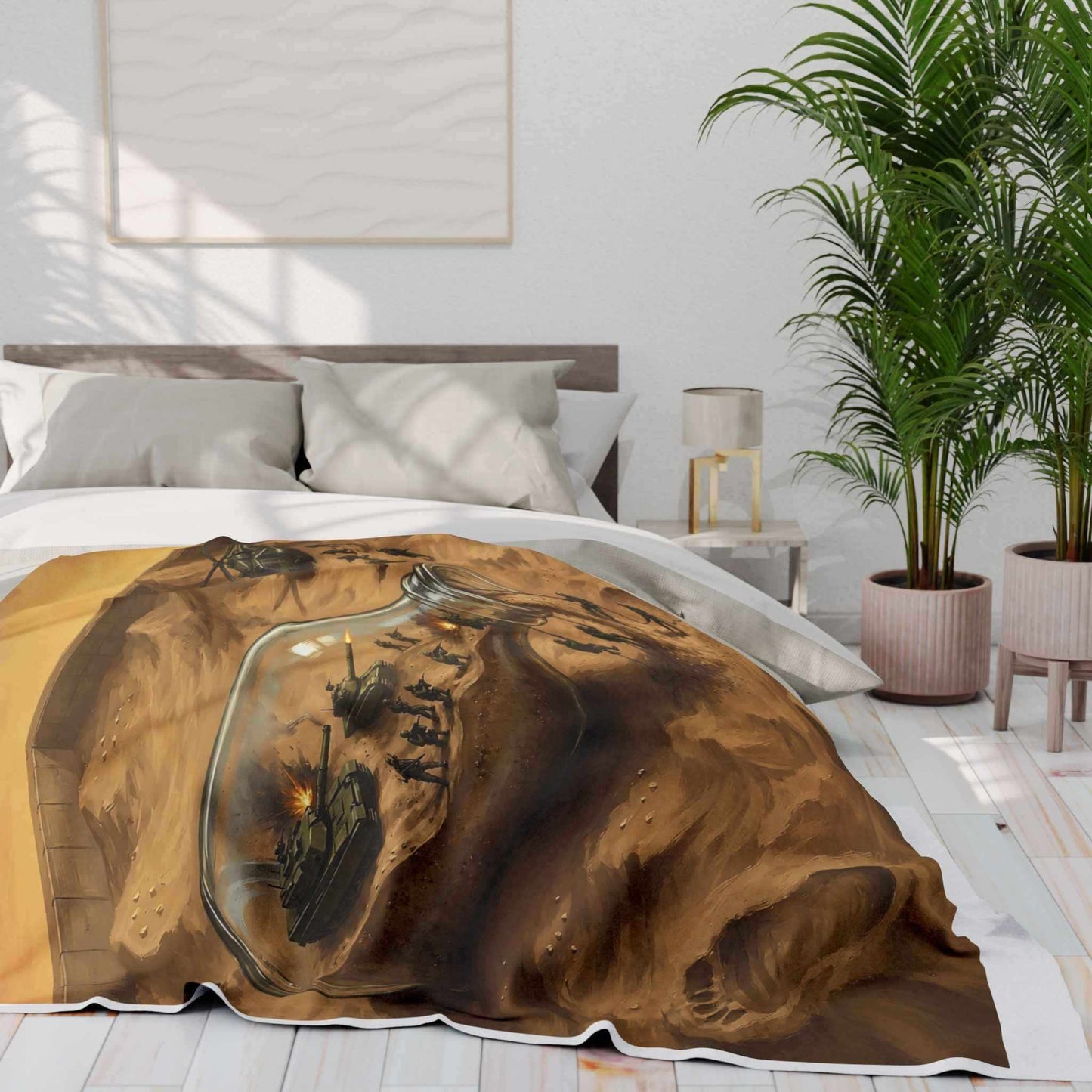 Impressionist Children's Fleece Blanket - Envelop Your Child in a World of Imagination - Velvet Ink Market (V.I.M)
