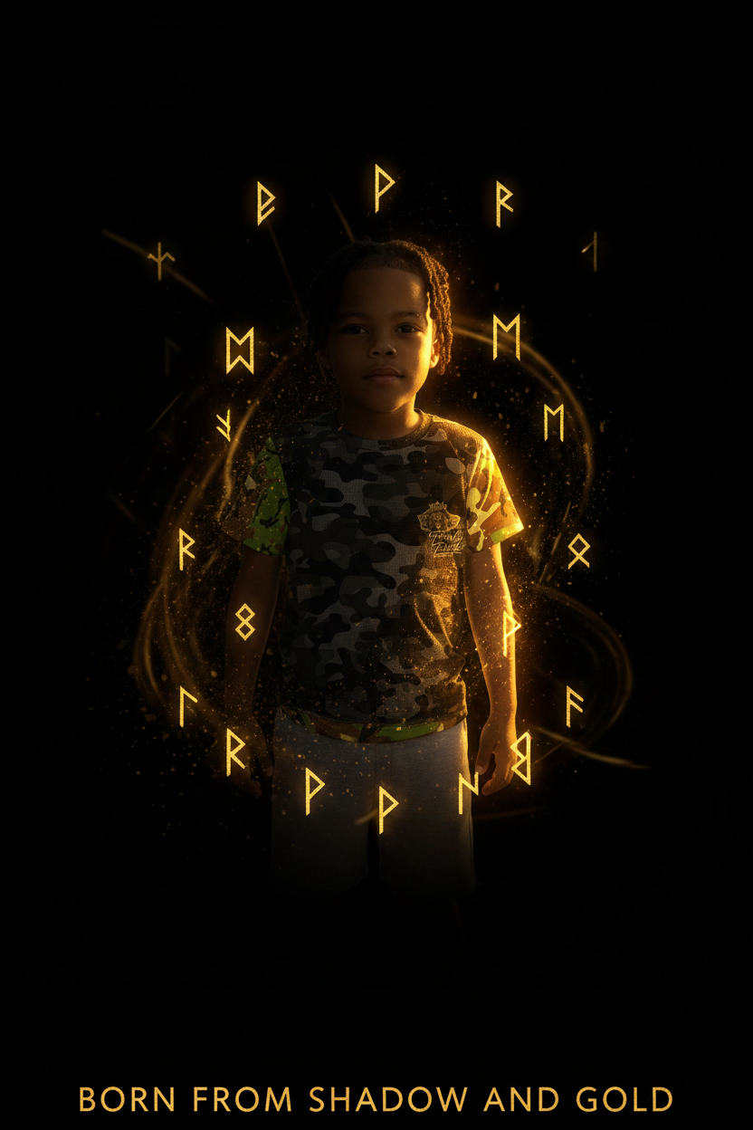 Unleash Adventure with the V.I.M Camo Print Kids Crew Neck Tee - Velvet Ink Market (V.I.M)