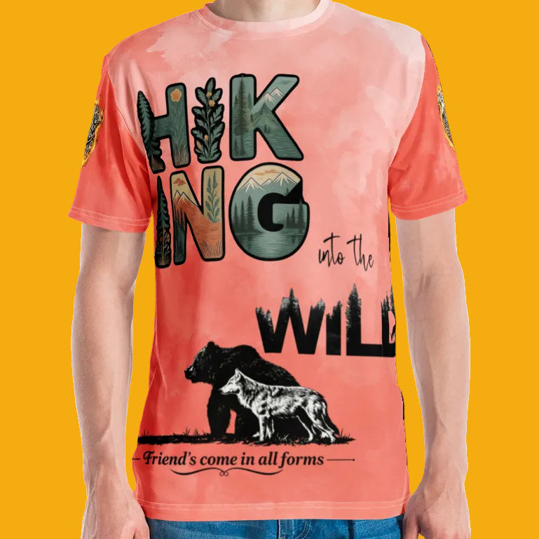 Hiking Wild Graphic T-Shirt — front view