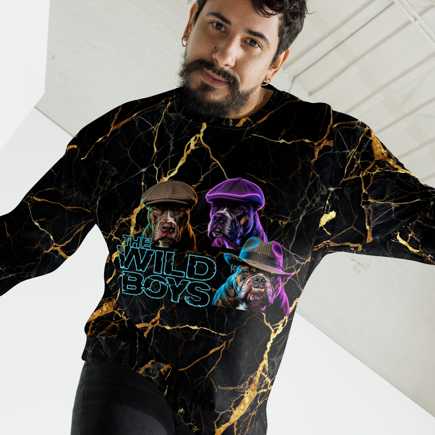 Unleash Your Spirit with the Wild Boys Unisex Fleece Sweatshirt - Velvet Ink Market (V.I.M)
