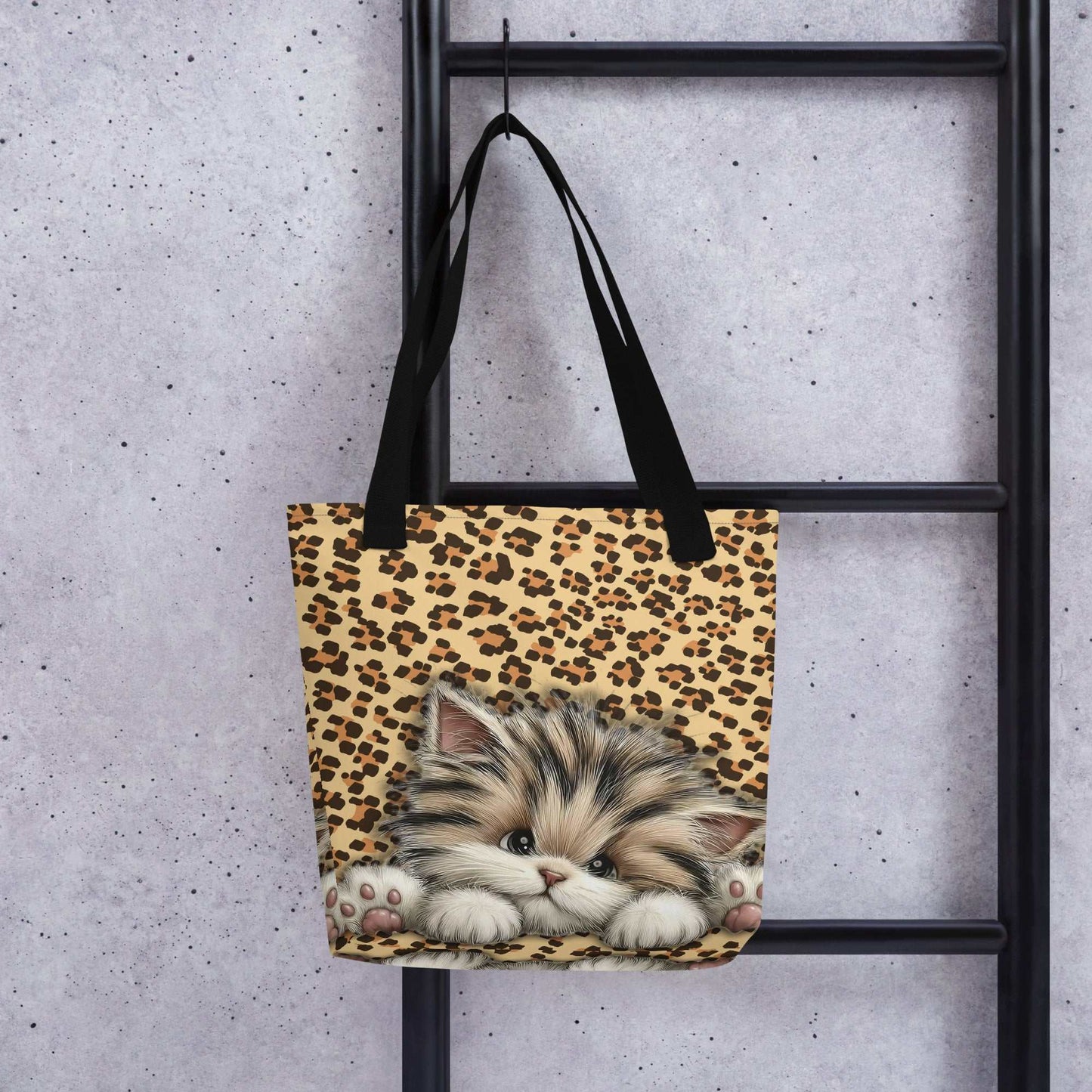 Stylish Tote Bag for Women - Celestial Bloom Kitty Tote - Velvet Ink Market (V.I.M)