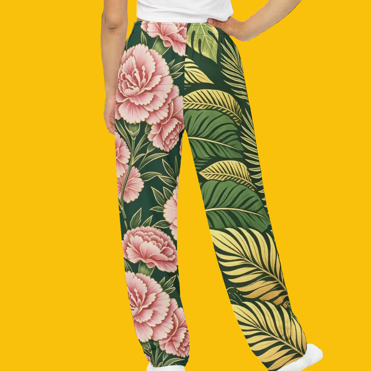 Elevate Your Style with V.I.M Bold Floral Wide-Leg Pants - Velvet Ink Market (V.I.M)