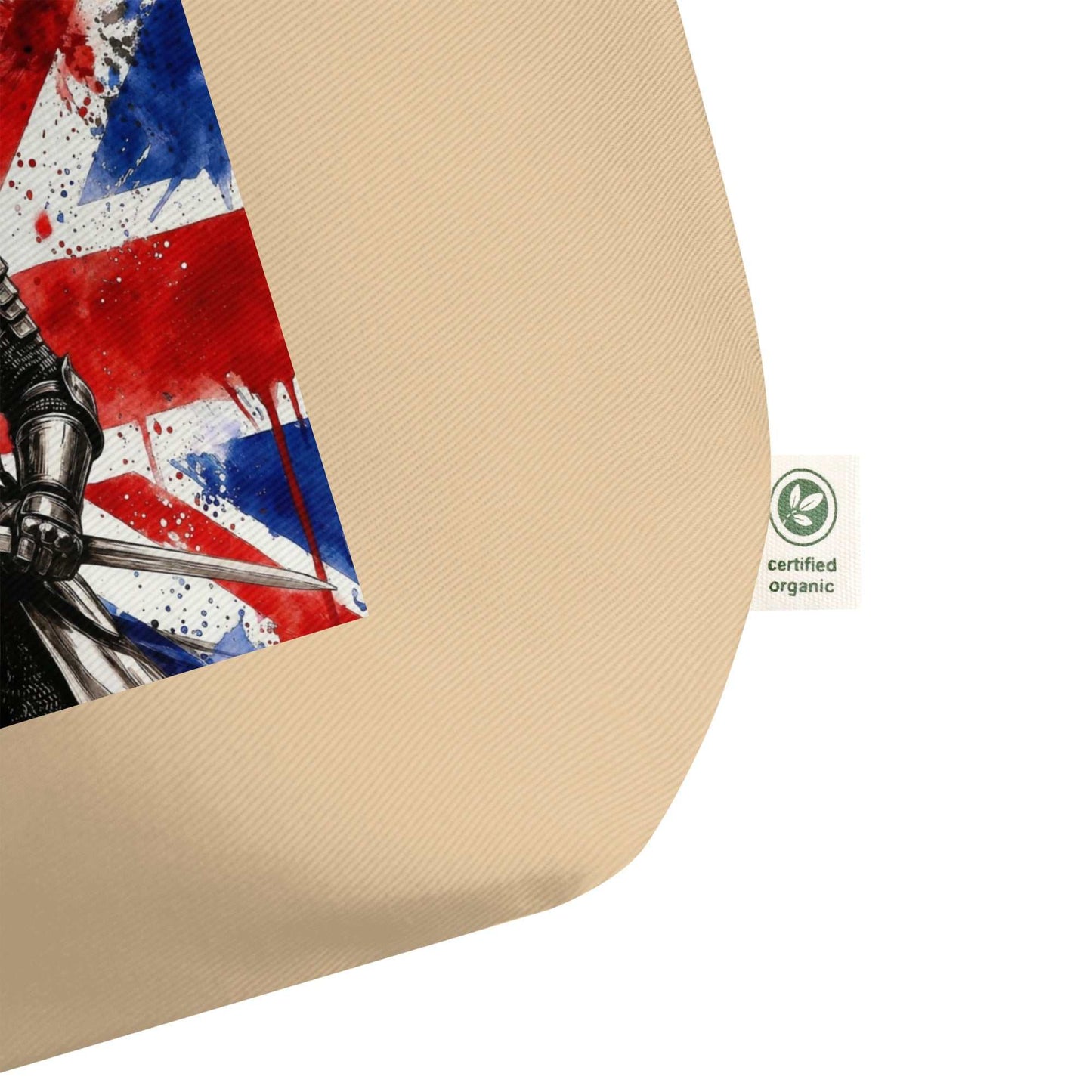 Bold Union Jack Tote Bag - Carry Your Values with Style - Velvet Ink Market (V.I.M)