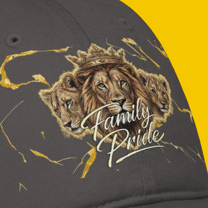 V.I.M Family Pride Organic Dad Hat - Wear Your Legacy with Style - Velvet Ink Market (V.I.M)