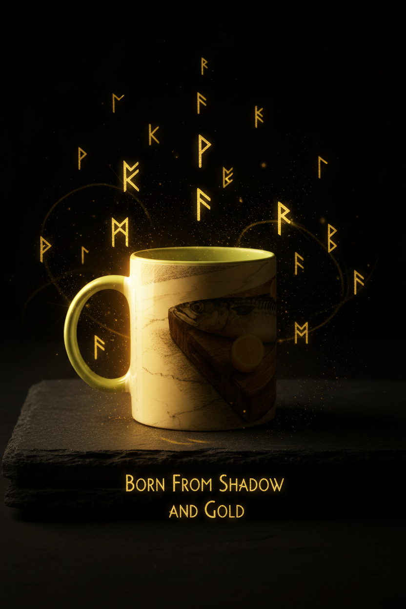 Chef Kitchen Mackerel Mug: Elevate Your Coffee Experience with Culinary Artistry - Velvet Ink Market (V.I.M)