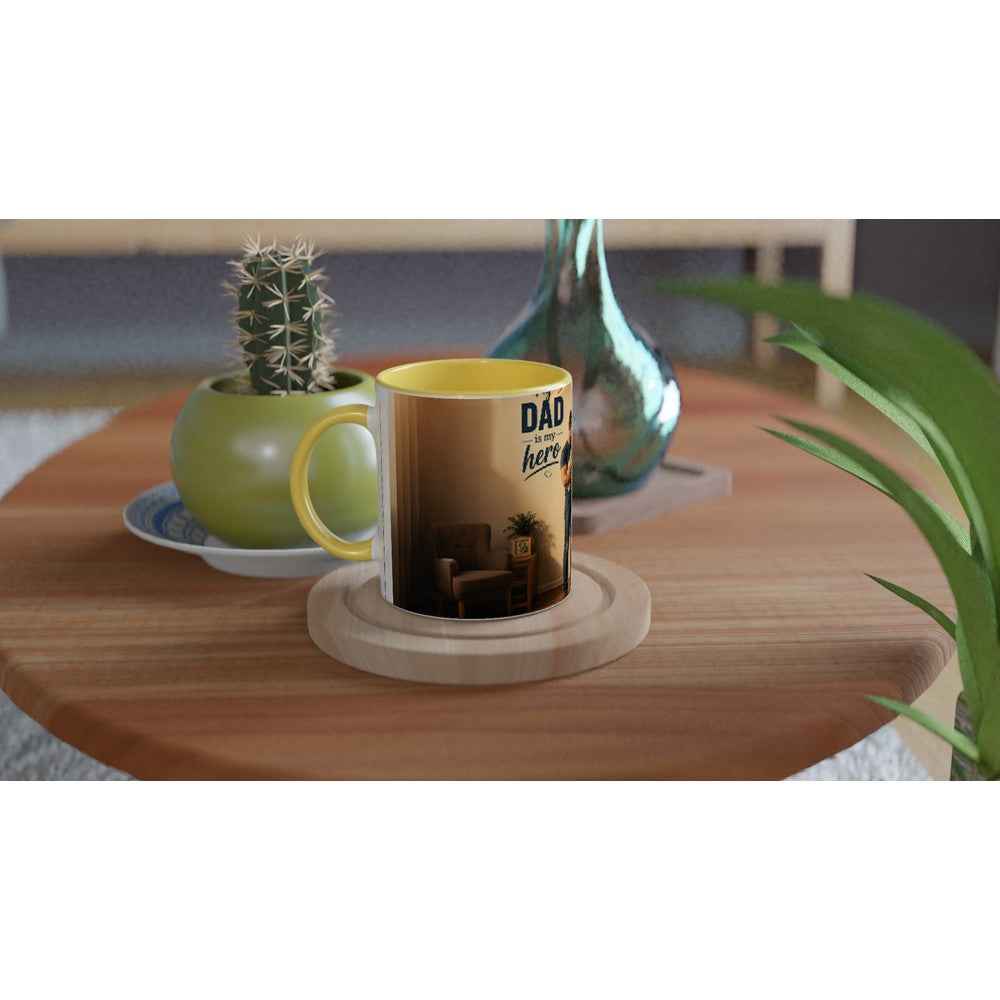 Real Fathers Are Heroes Mug - Velvet Ink Market (V.I.M)