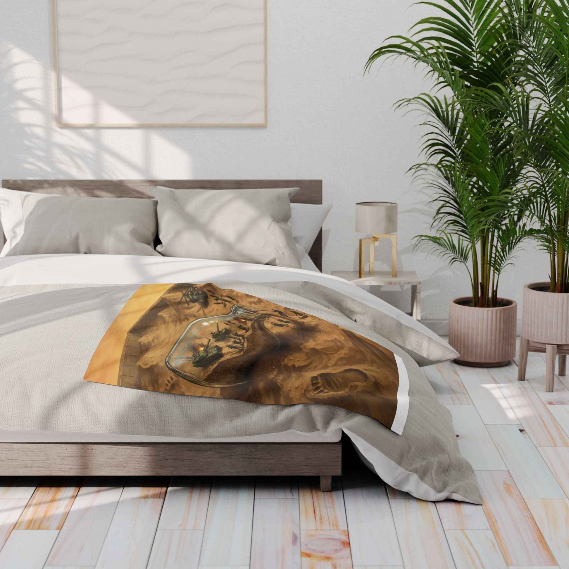 Sandpit Fantasy Fleece Blanket - Velvet Ink Market (V.I.M)
