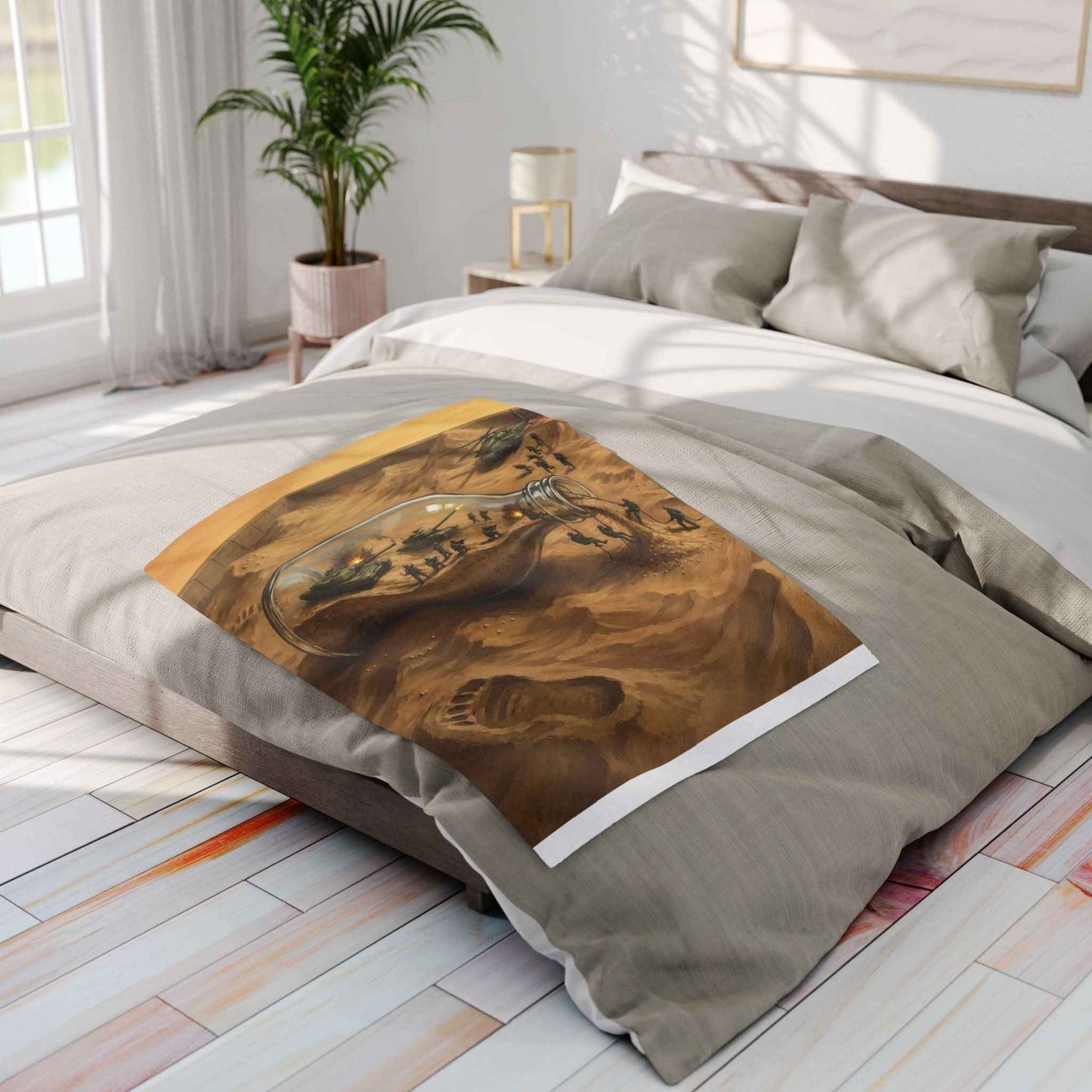 Sandpit Fantasy Fleece Blanket - Velvet Ink Market (V.I.M)