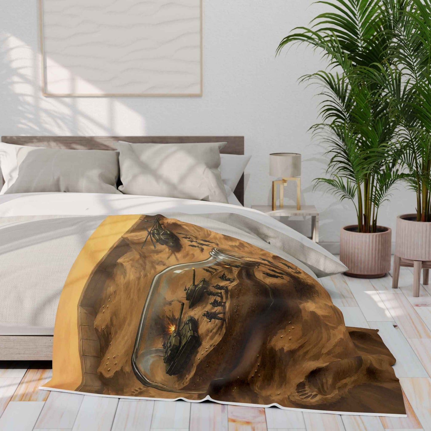 Sandpit Fantasy Fleece Blanket - Velvet Ink Market (V.I.M)