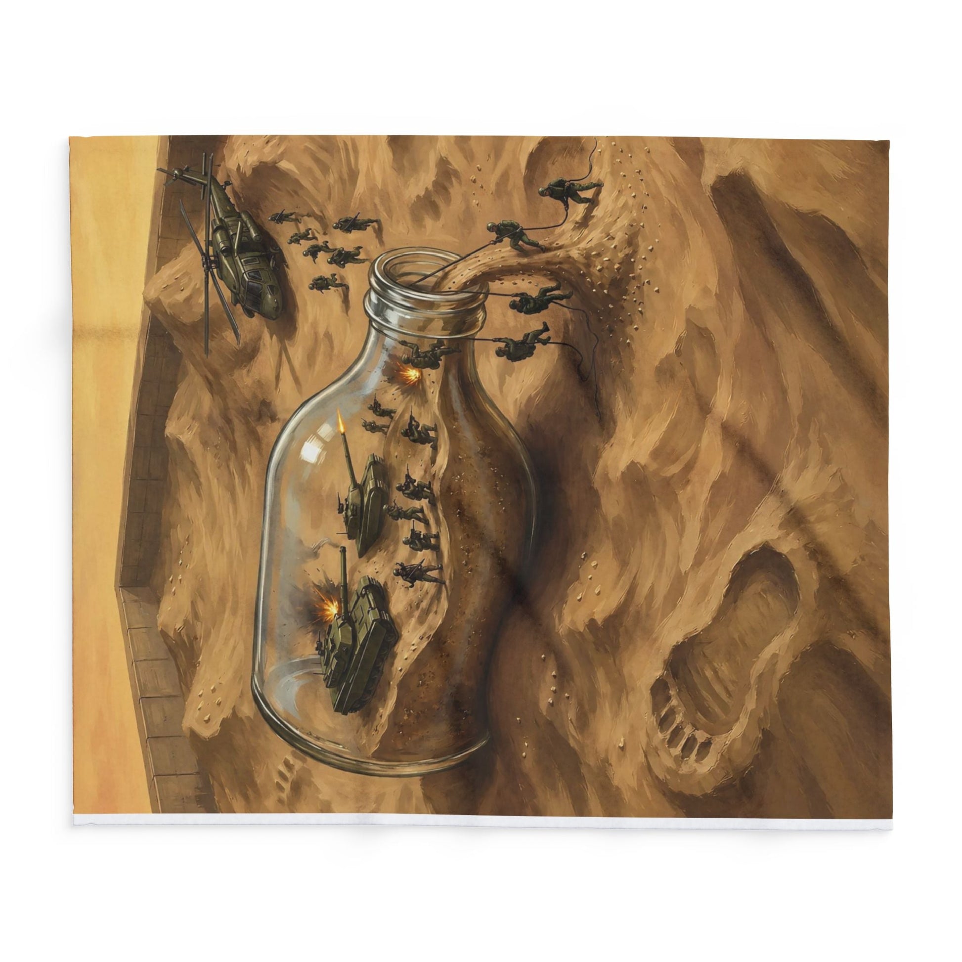 Sandpit Fantasy Fleece Blanket - Velvet Ink Market (V.I.M)