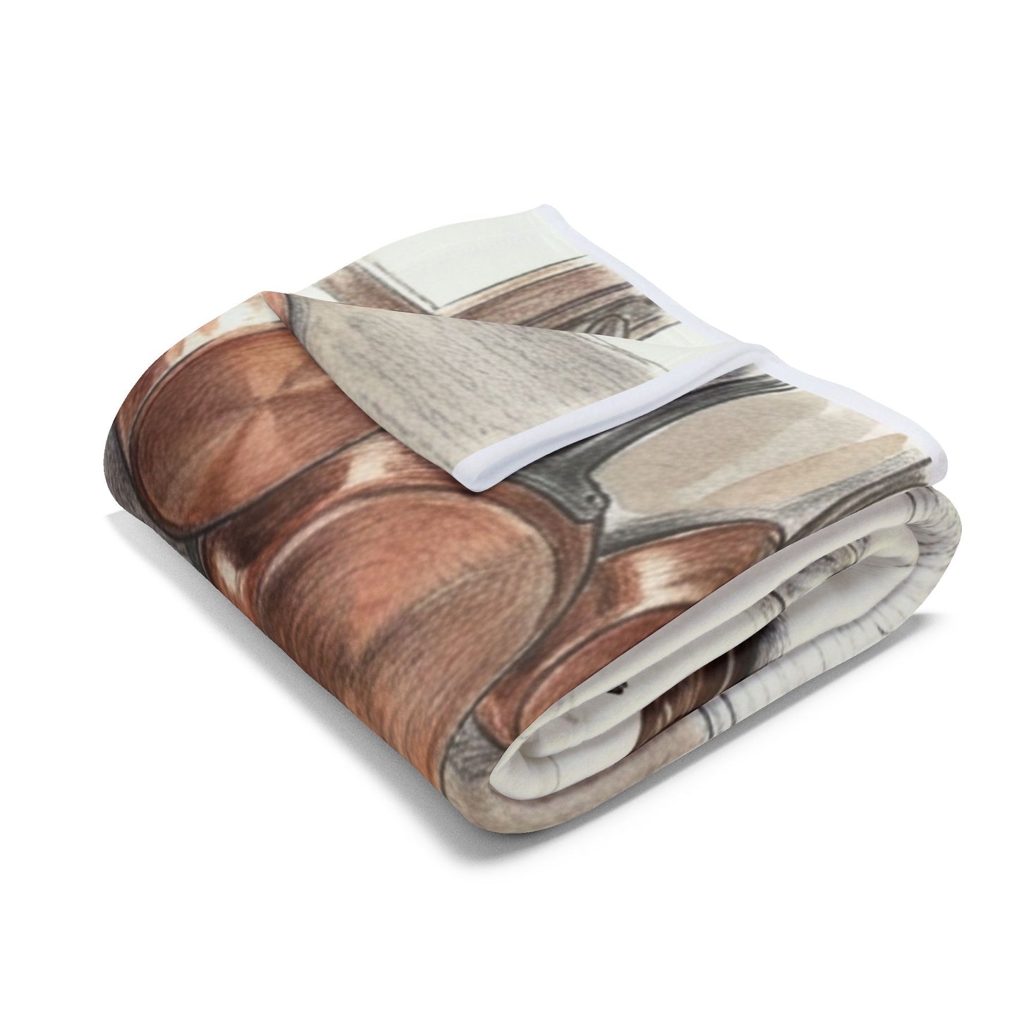 V.I.M Abstract Cooking Scene Art Fleece Blanket - Velvet Ink Market (V.I.M)