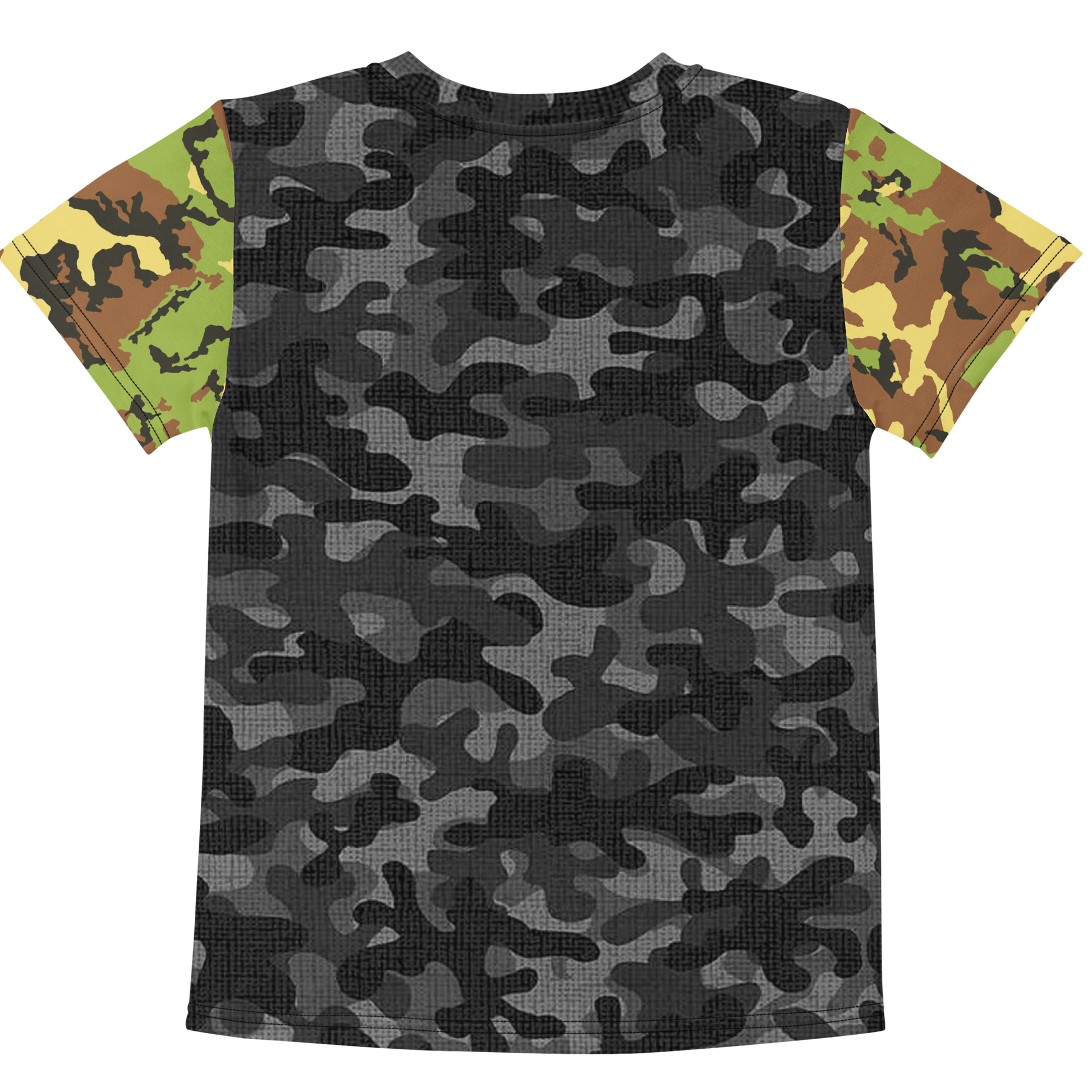V.I.M Camo Print Streetwear Kids Crew Neck Tee - Velvet Ink Market (V.I.M)