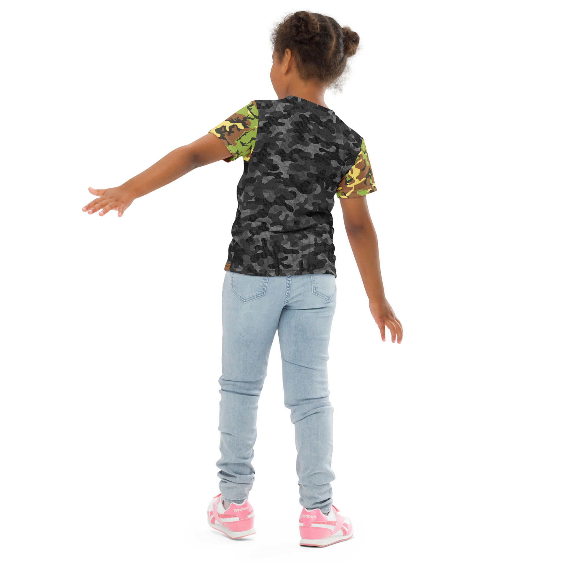 V.I.M Camo Print Streetwear Kids Crew Neck Tee - Velvet Ink Market (V.I.M)