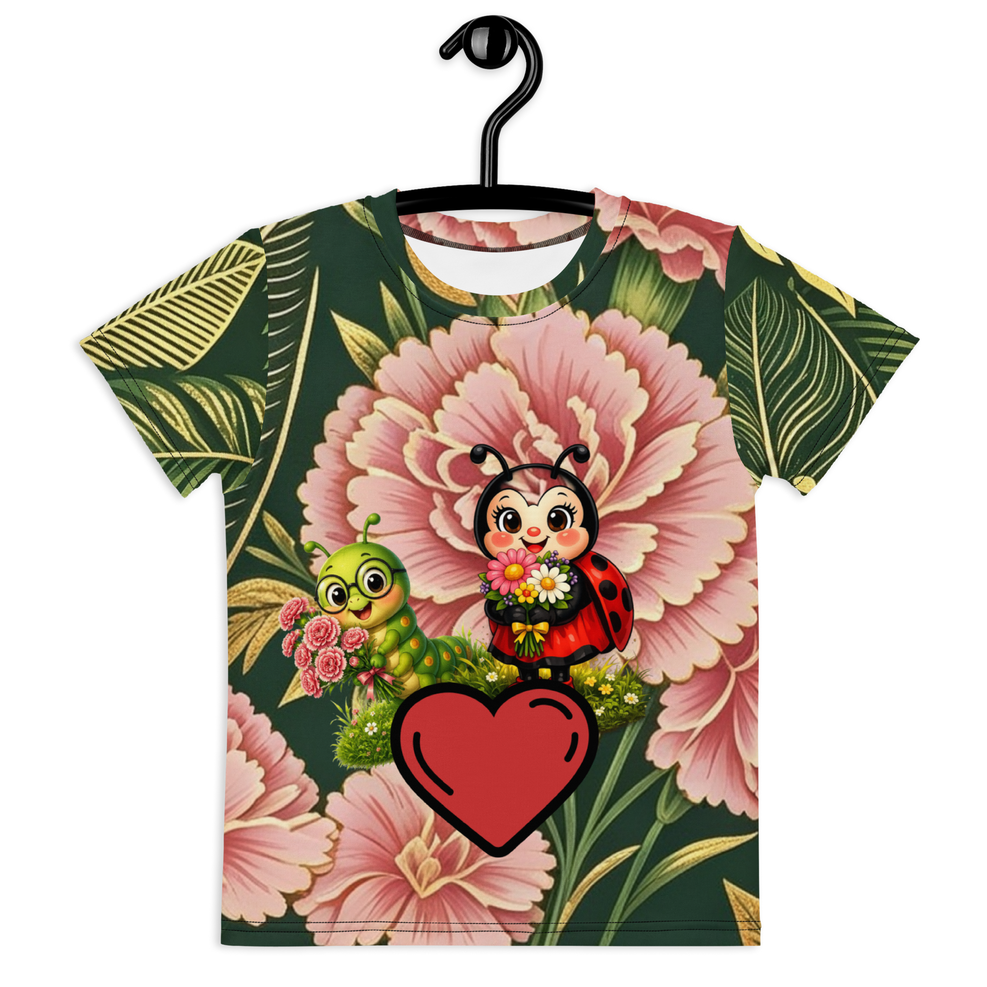 V.I.M Floral Bug Love Kids Crew Neck Tee - Velvet Ink Market (V.I.M)