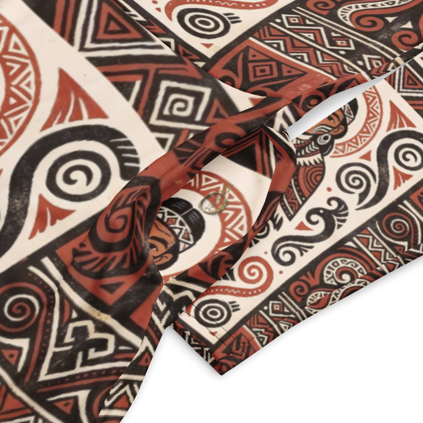 V.I.M Mauri Tribal All-Over Print Long Sleeve Midi Dress - Velvet Ink Market (V.I.M)