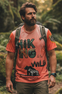 Hiking Wild Graphic T-Shirt — front view