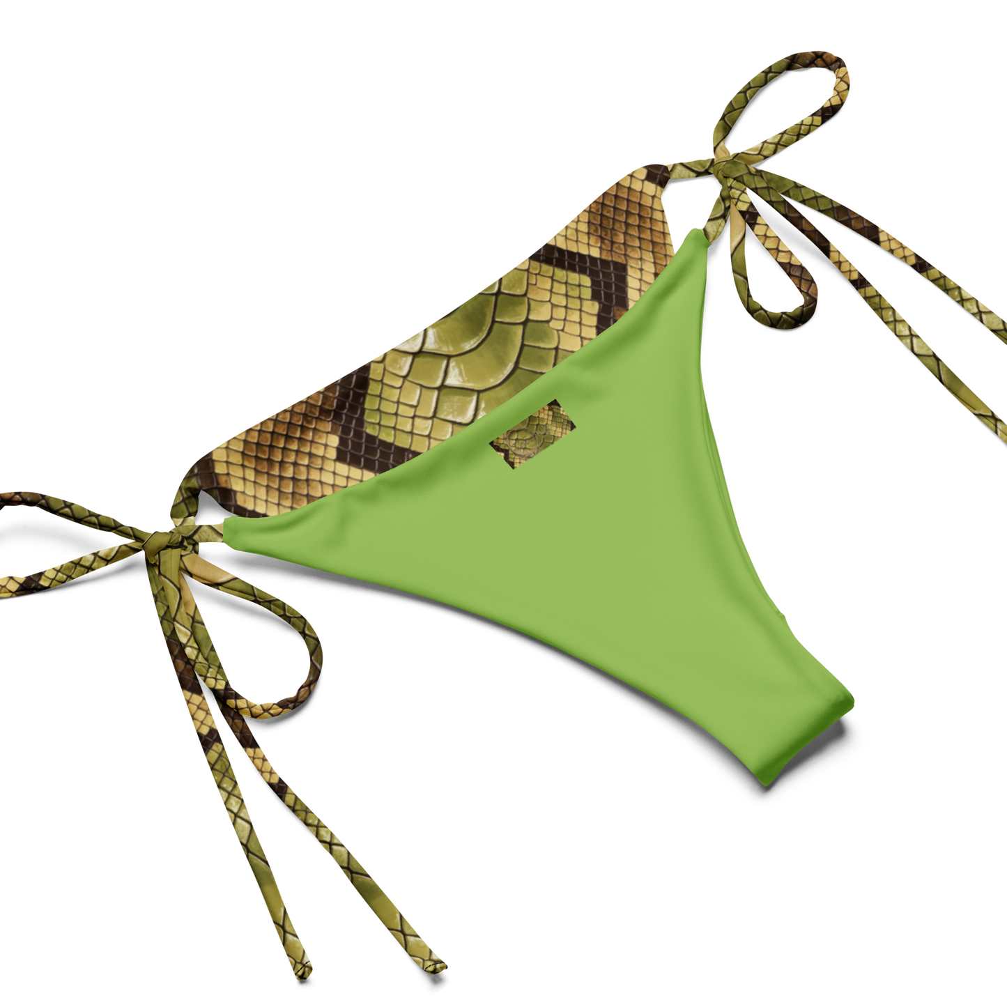 V.I.M Snake Skin Recycled String Bikini - Velvet Ink Market (V.I.M)