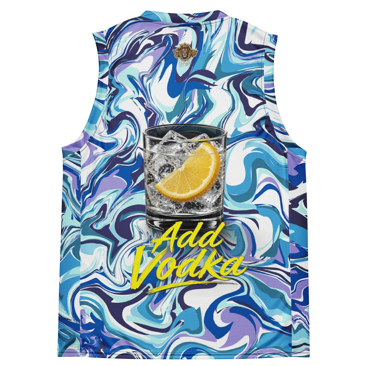 Citrus Marble "Life Gives You Lemons" Basketball Jersey - Velvet Ink Market (V.I.M)