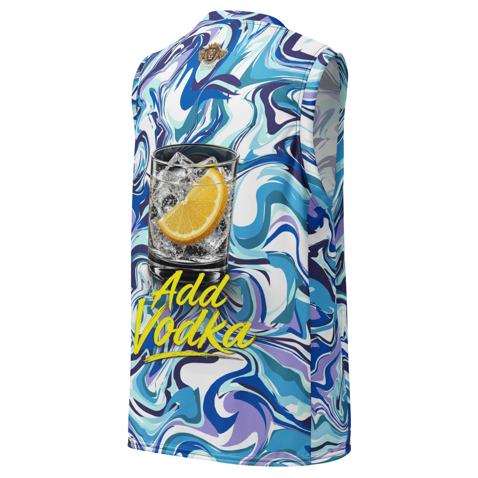 Citrus Marble "Life Gives You Lemons" Basketball Jersey - Velvet Ink Market (V.I.M)