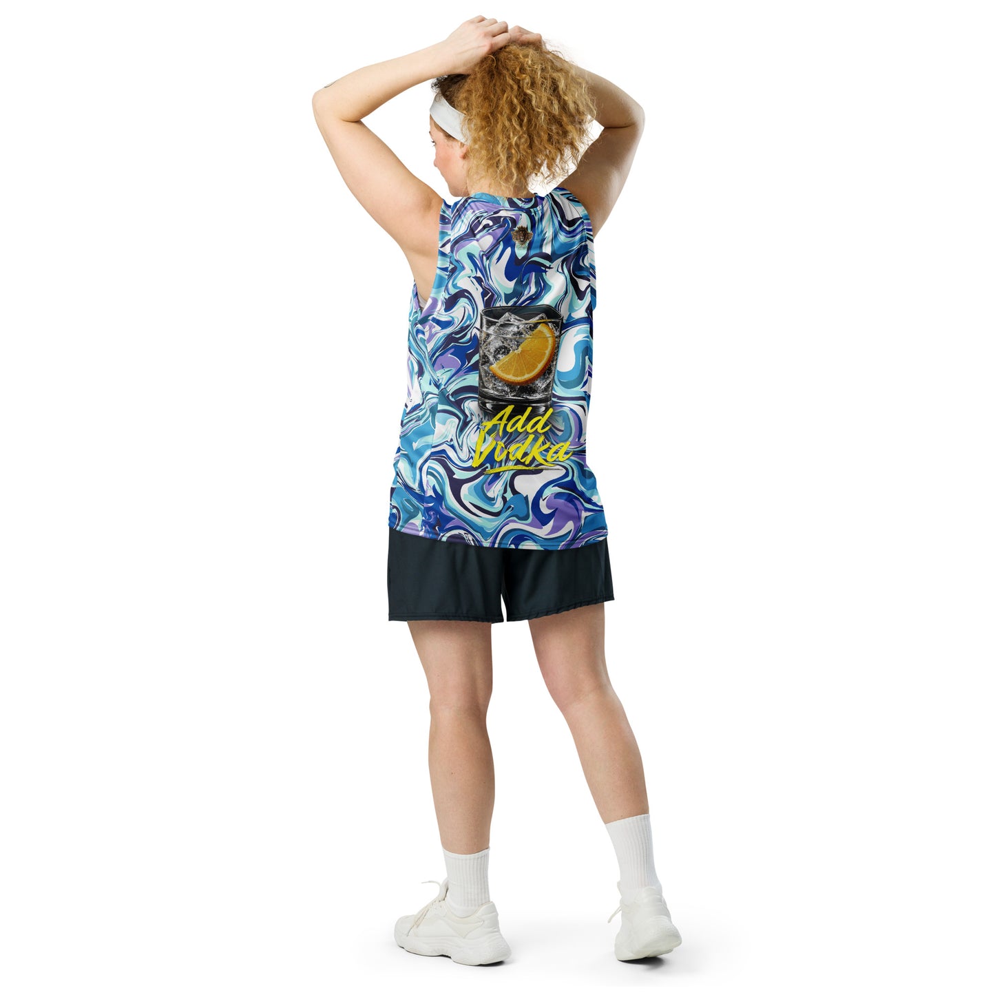 Citrus Marble "Life Gives You Lemons" Basketball Jersey - Velvet Ink Market (V.I.M)