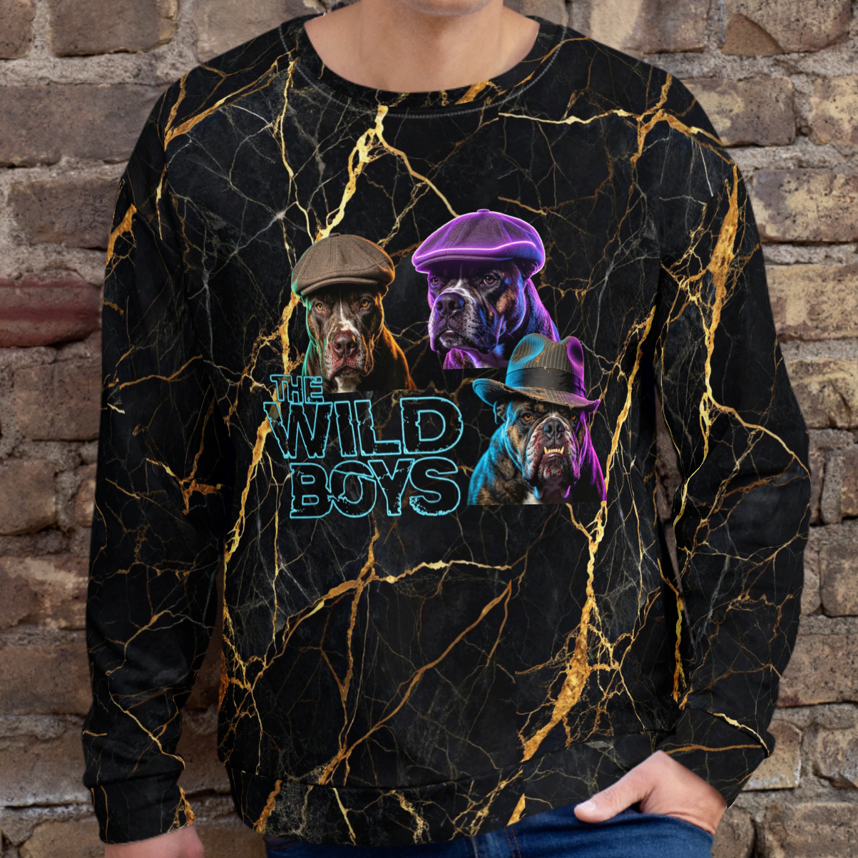 Wild Boys Canine Edition Unisex Fleece Sweatshirt - Velvet Ink Market (V.I.M)