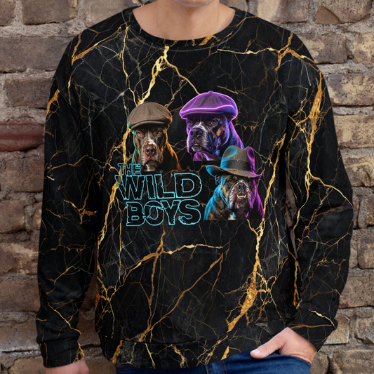 Wild Boys Canine Edition Unisex Fleece Sweatshirt - Velvet Ink Market (V.I.M)