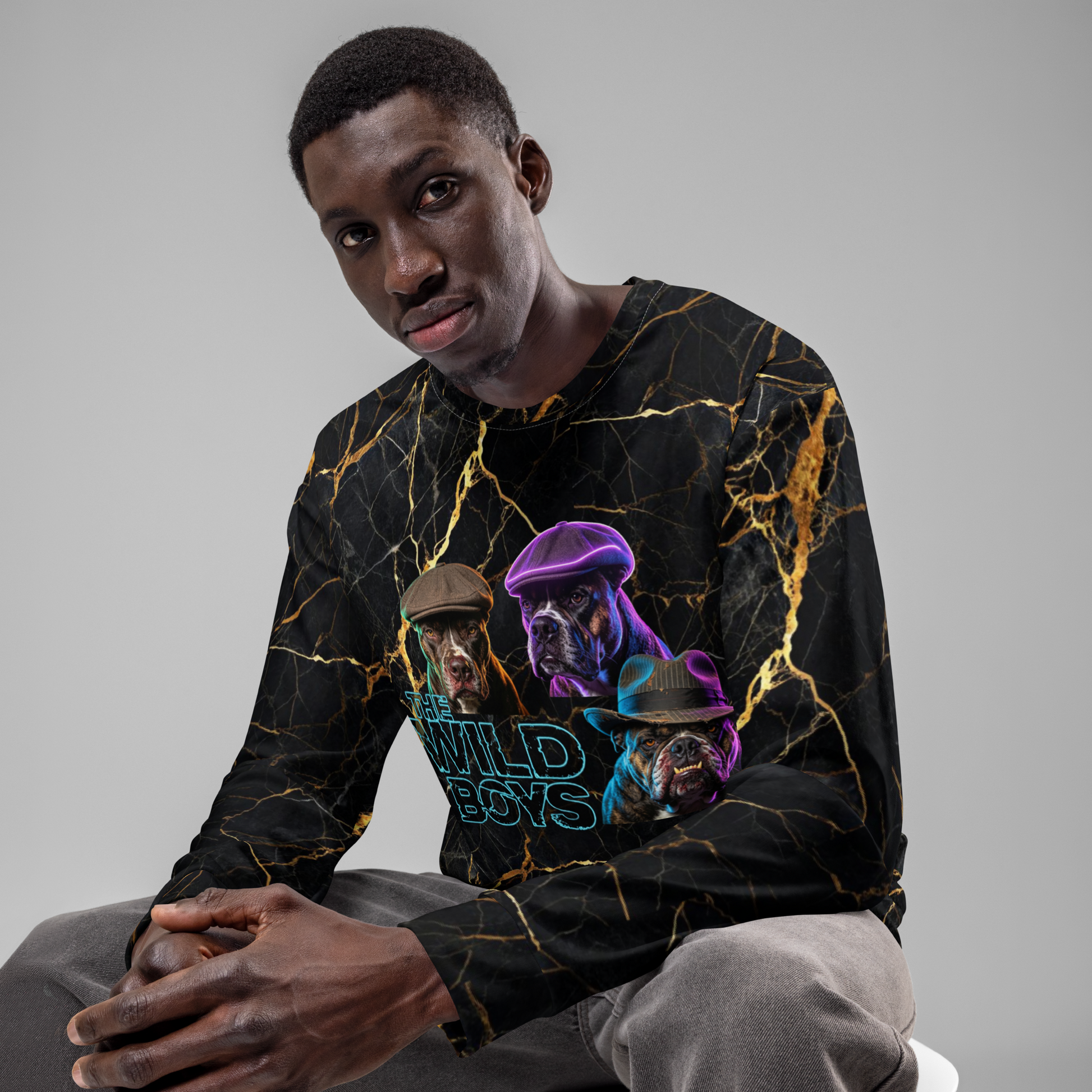 Wild Boys Canine Edition Unisex Fleece Sweatshirt - Velvet Ink Market (V.I.M)