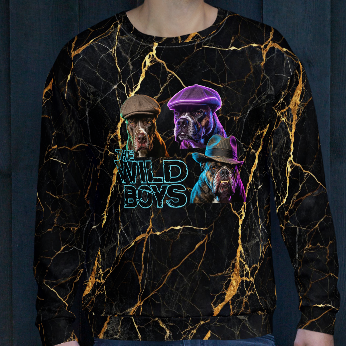 Wild Boys Canine Edition Unisex Fleece Sweatshirt - Velvet Ink Market (V.I.M)