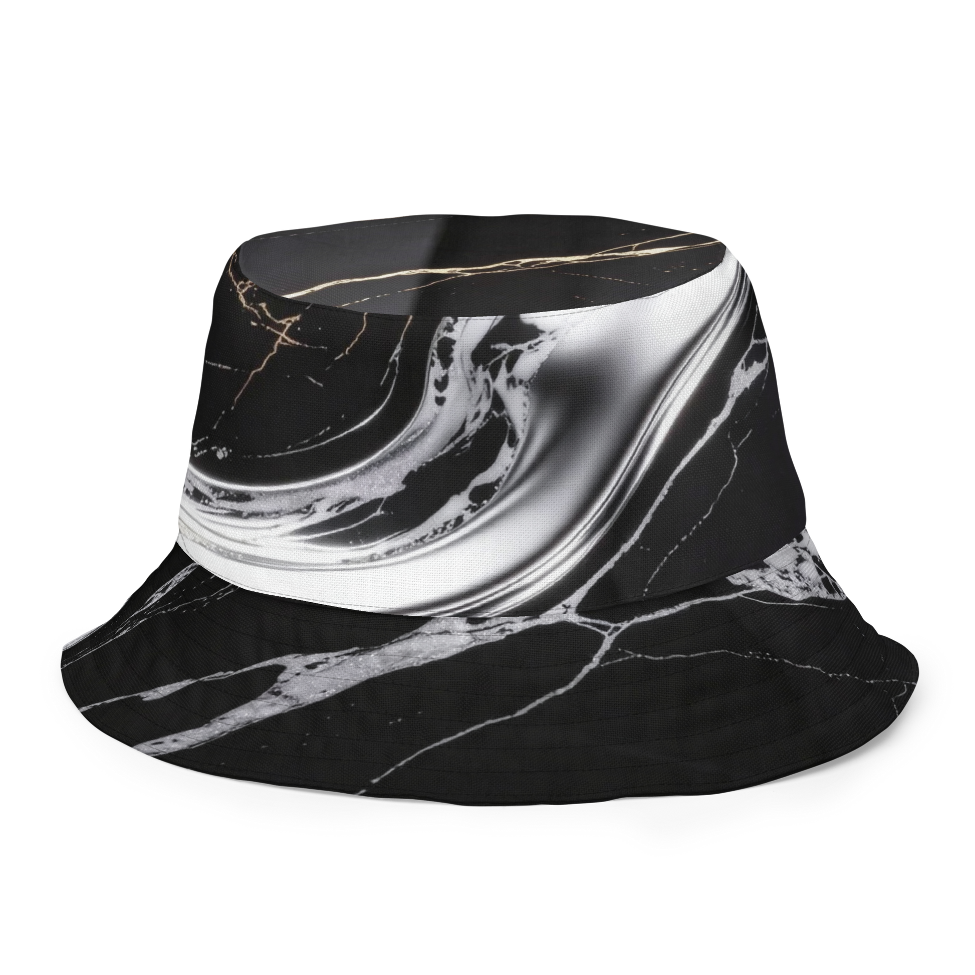 V.I.M Sigil Family Pride Shadow & Gold Reversible Bucket Hat - Velvet Ink Market (V.I.M)
