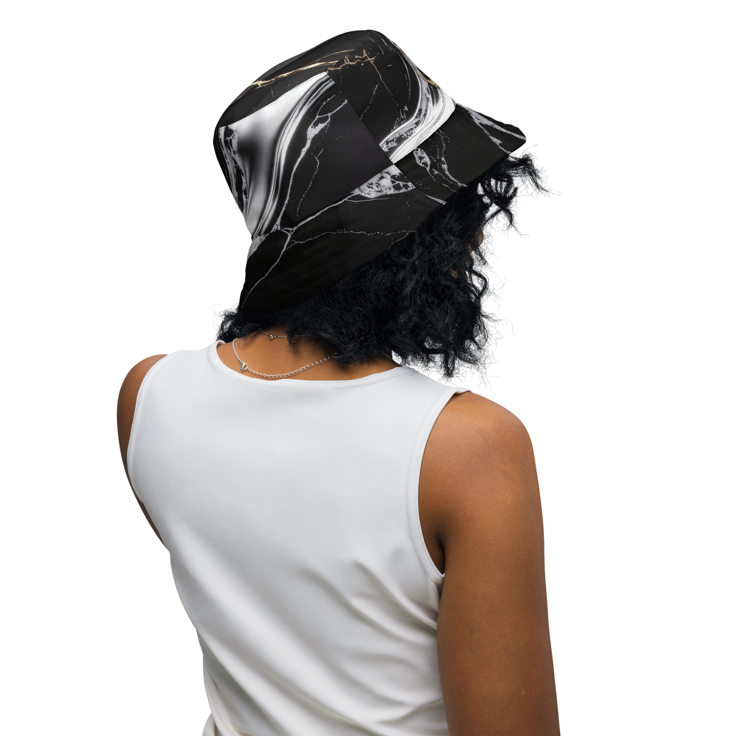 V.I.M Sigil Family Pride Shadow & Gold Reversible Bucket Hat - Velvet Ink Market (V.I.M)