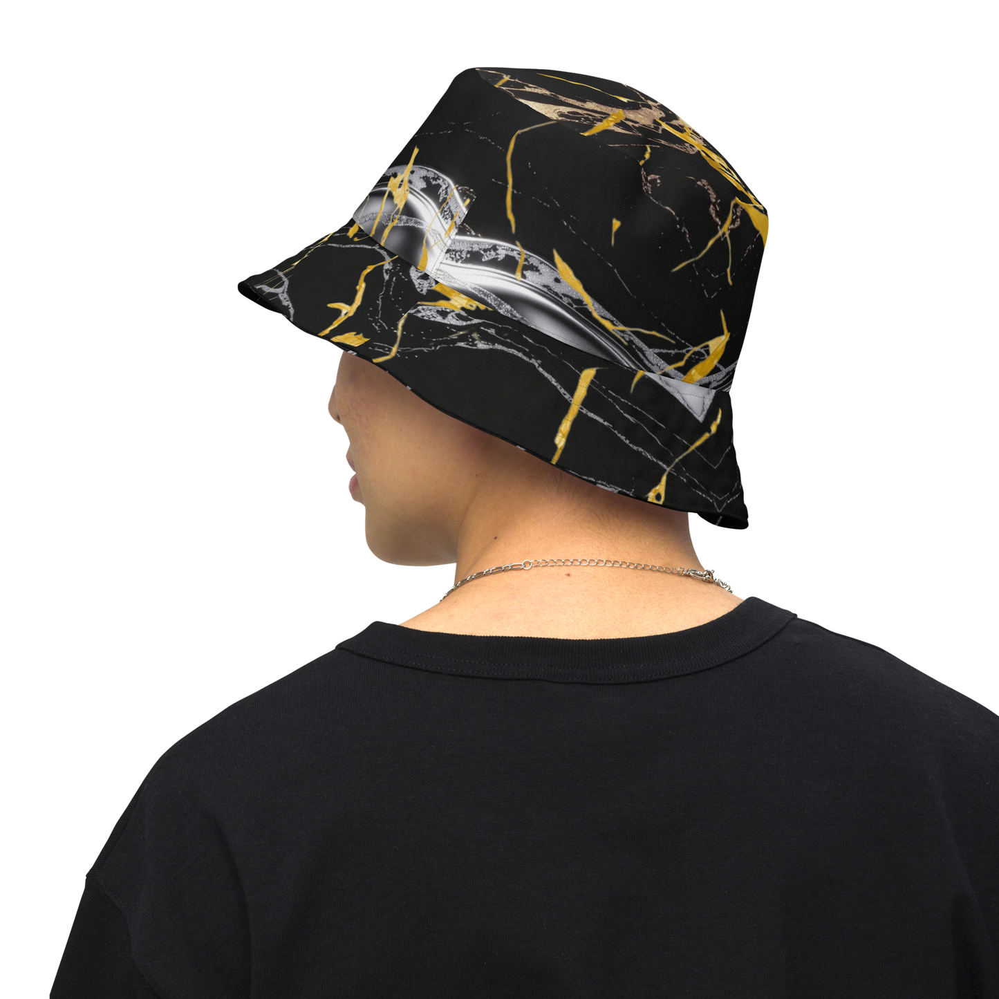V.I.M Sigil Family Pride Shadow & Gold Reversible Bucket Hat - Velvet Ink Market (V.I.M)