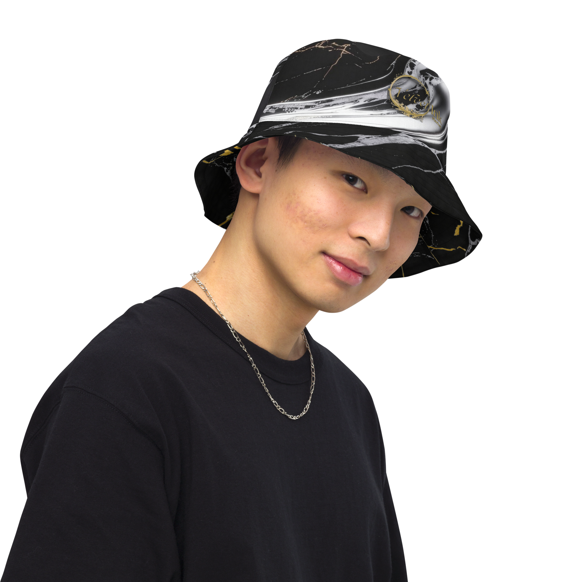 V.I.M Sigil Family Pride Shadow & Gold Reversible Bucket Hat - Velvet Ink Market (V.I.M)