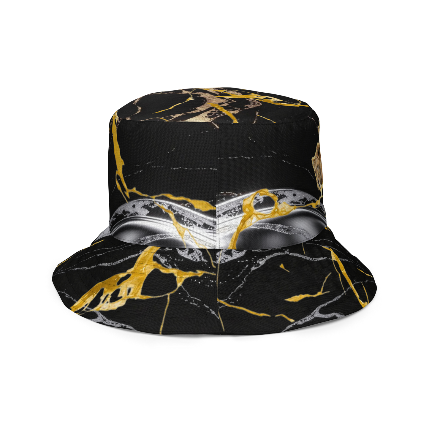 V.I.M Sigil Family Pride Shadow & Gold Reversible Bucket Hat - Velvet Ink Market (V.I.M)