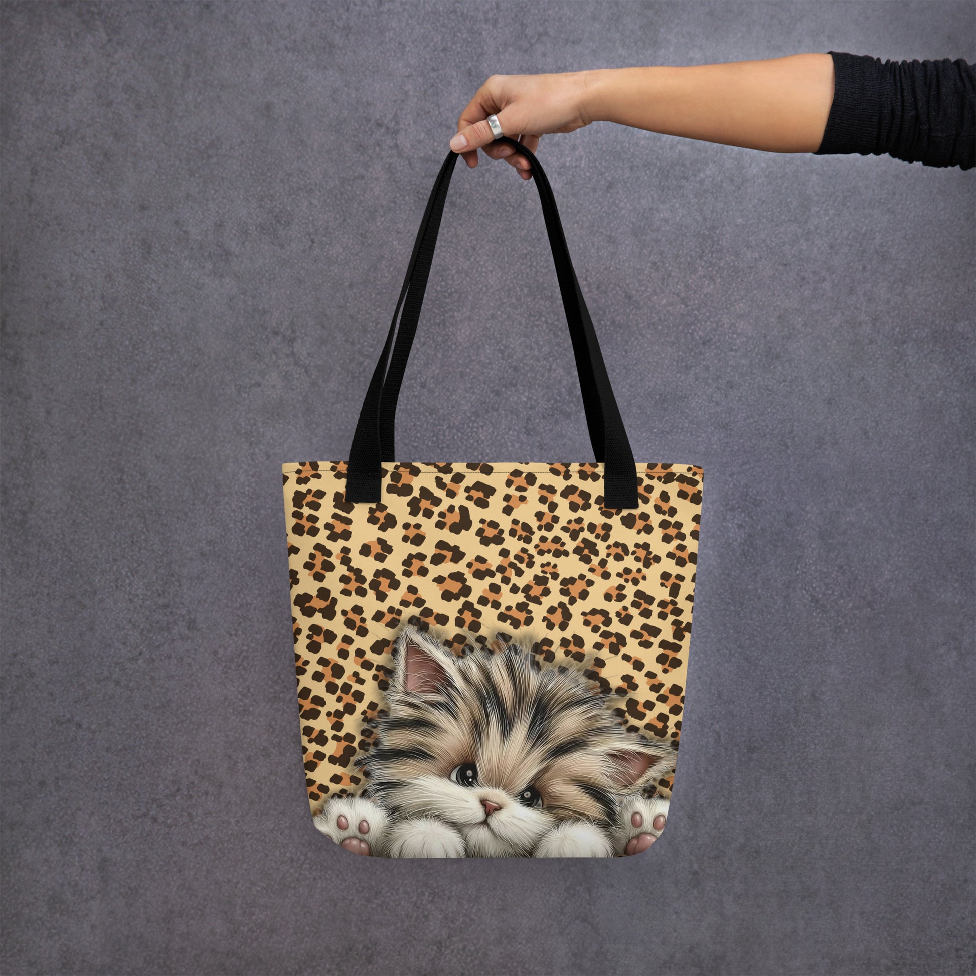 Celestial Bloom Kitty Tote Bag - Velvet Ink Market (V.I.M)