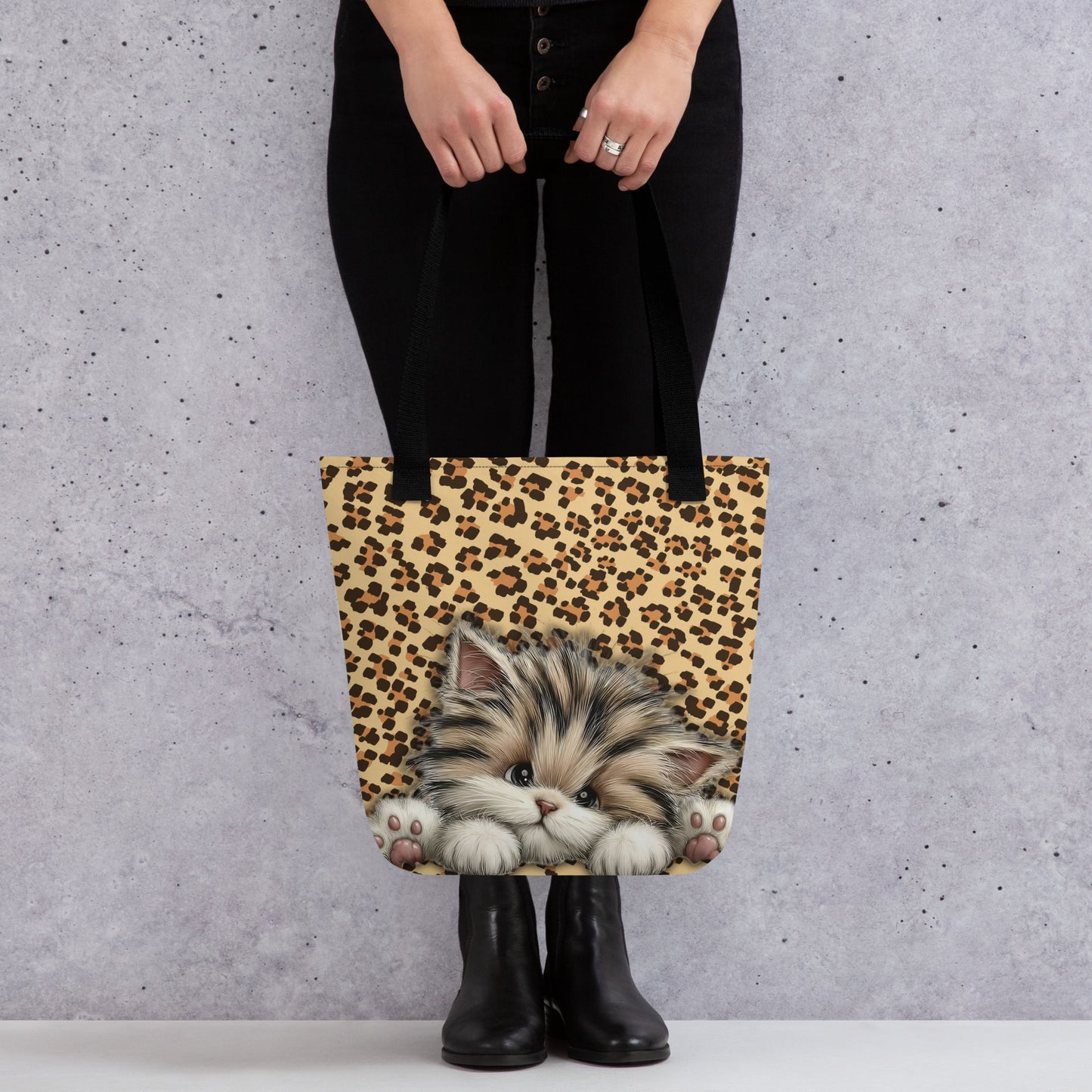 Celestial Bloom Kitty Tote Bag - Velvet Ink Market (V.I.M)