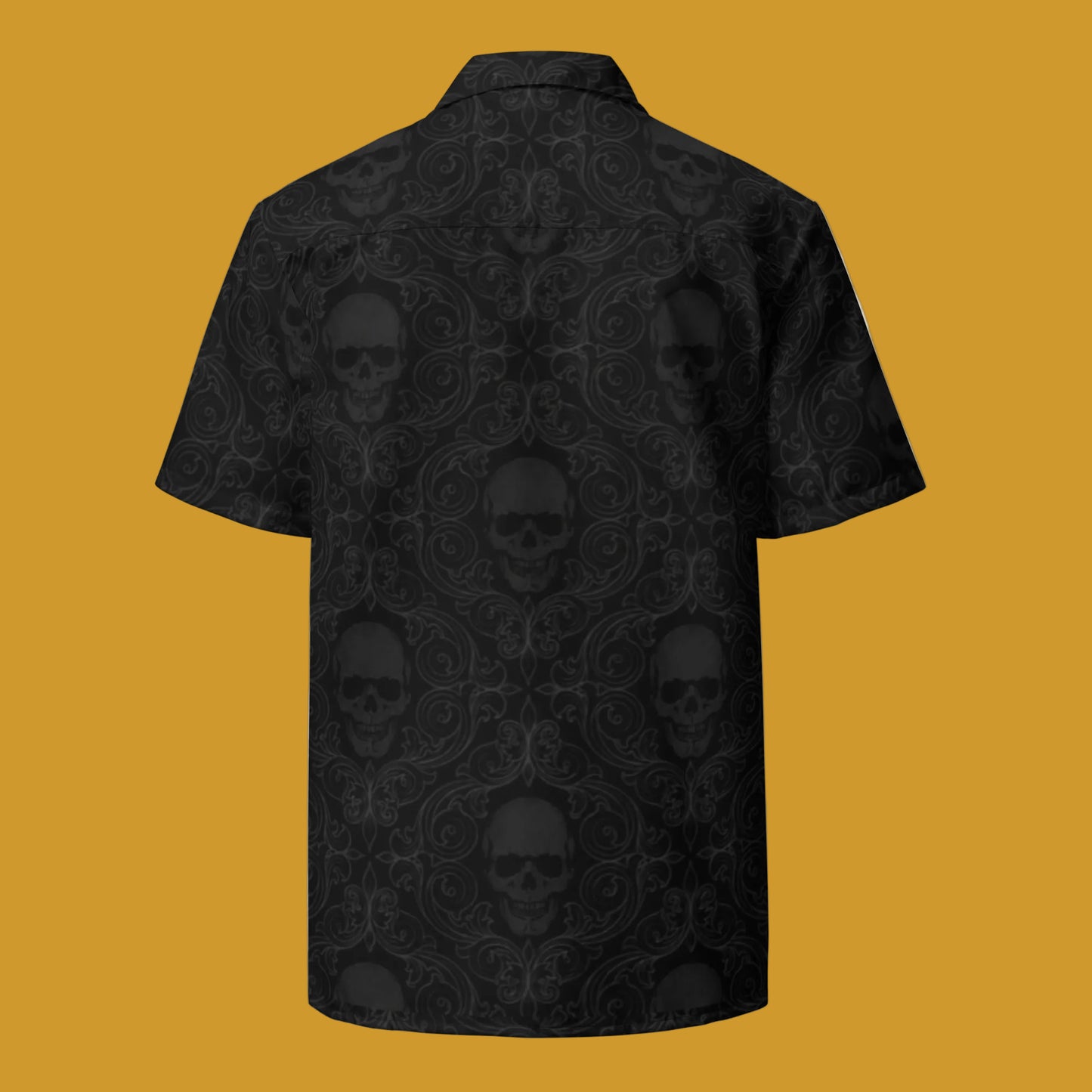 Tribal Skull Family Pride Unisex Button Shirt - Velvet Ink Market (V.I.M)