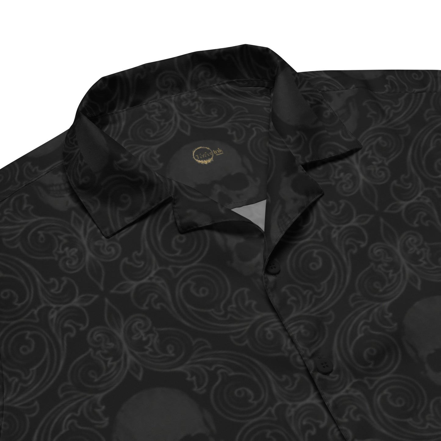 Tribal Skull Family Pride Unisex Button Shirt - Velvet Ink Market (V.I.M)