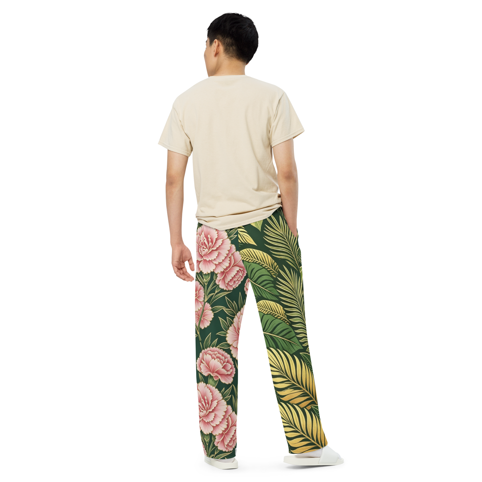 V.I.M Bold Floral Wide-Leg Pants - Velvet Ink Market (V.I.M)