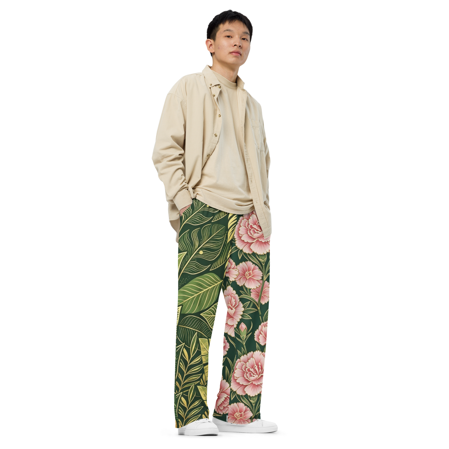 V.I.M Bold Floral Wide-Leg Pants - Velvet Ink Market (V.I.M)