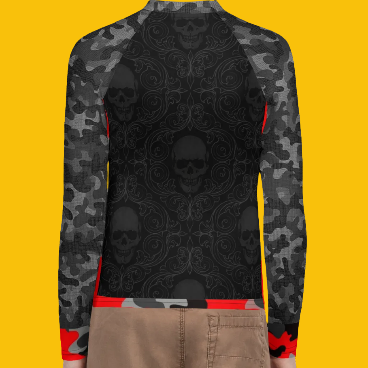 V.I.M Camo Print Youth Rash Guard - Velvet Ink Market (V.I.M)