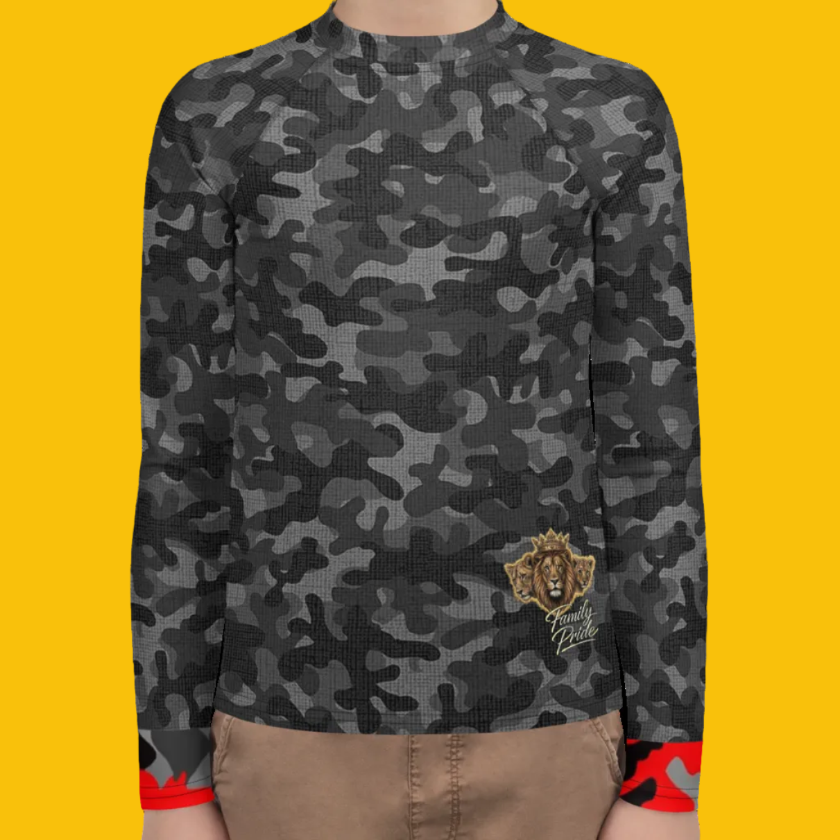 V.I.M Camo Print Youth Rash Guard - Velvet Ink Market (V.I.M)