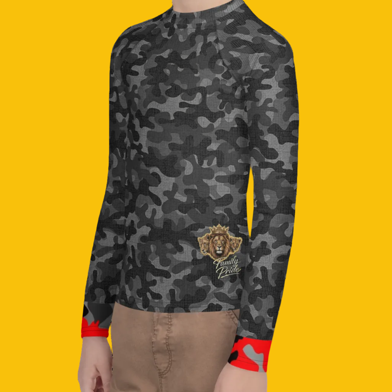 V.I.M Camo Print Youth Rash Guard - Velvet Ink Market (V.I.M)