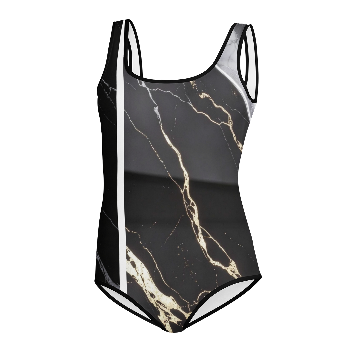 V.I.M Marble Gold & Silver Youth Swimsuit - Velvet Ink Market (V.I.M)