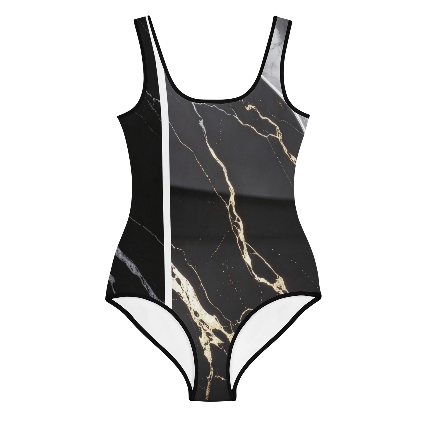 V.I.M Marble Gold & Silver Youth Swimsuit - Velvet Ink Market (V.I.M)