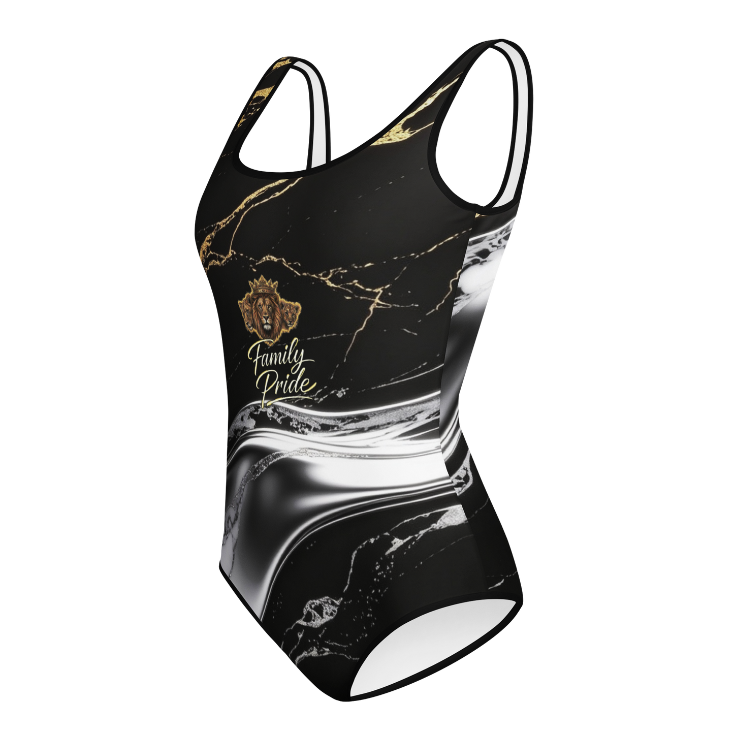 V.I.M Obsidian Marble Youth Swimsuit - Velvet Ink Market (V.I.M)