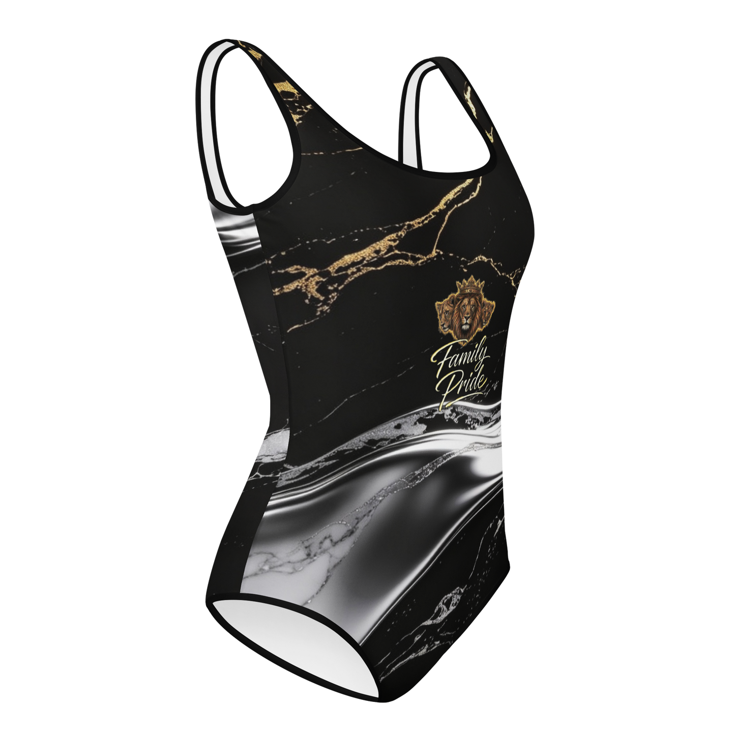 V.I.M Obsidian Marble Youth Swimsuit - Velvet Ink Market (V.I.M)