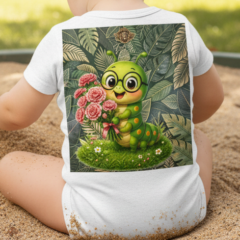 V.I.M Caterpillar & Lady Bird Jersey Bodysuit - Velvet Ink Market (V.I.M)