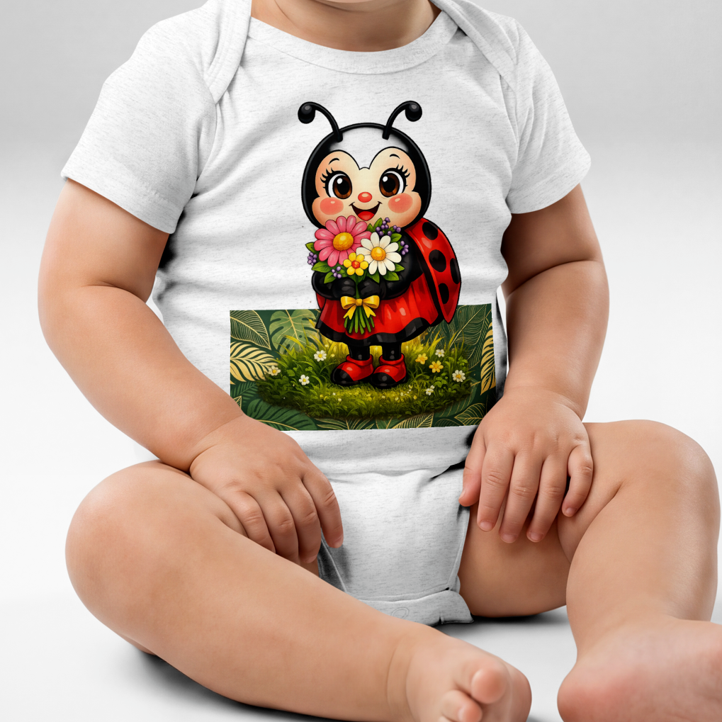 V.I.M Caterpillar & Lady Bird Jersey Bodysuit - Velvet Ink Market (V.I.M)