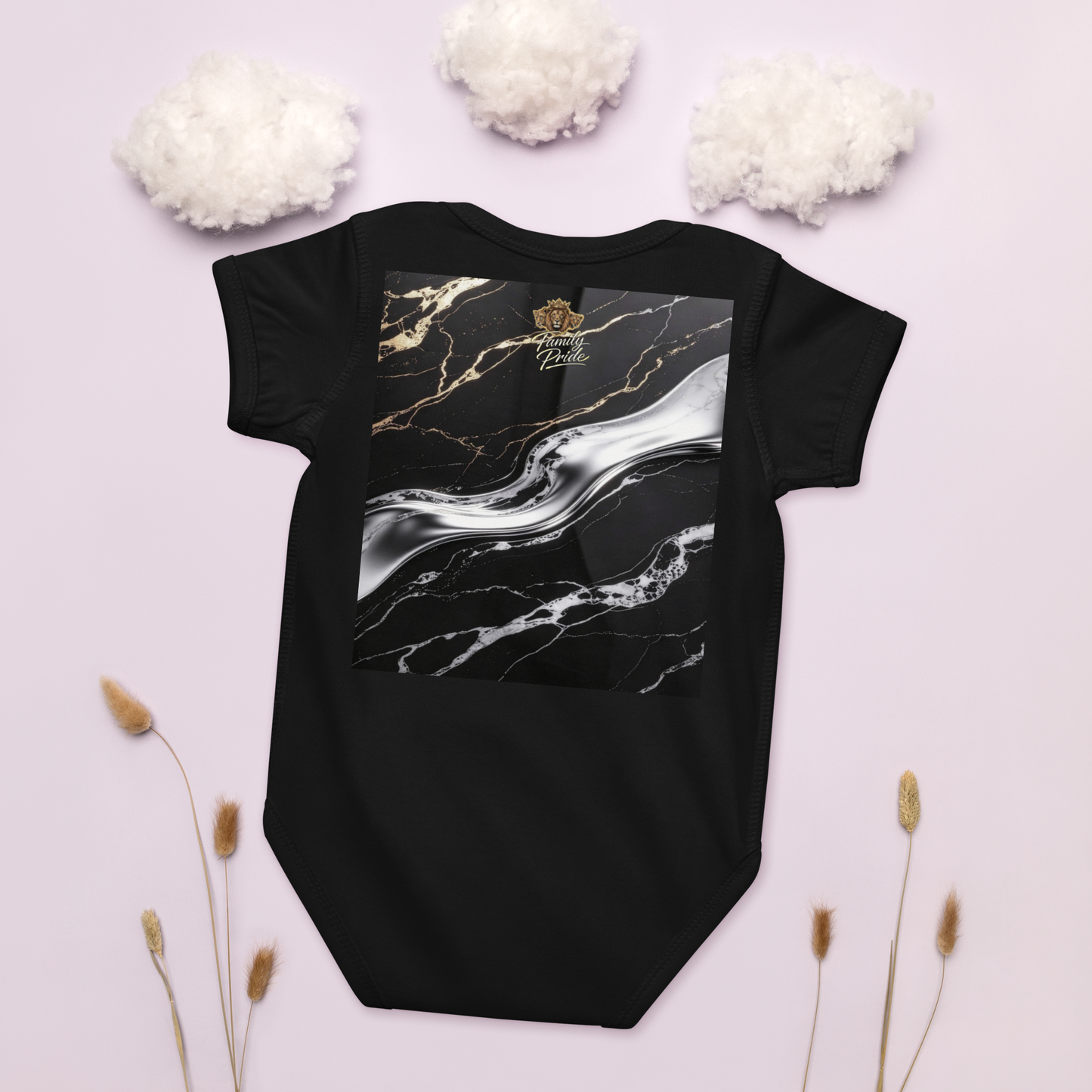 V.I.M Elephant Family Baby Comfort Jersey Bodysuit - Velvet Ink Market (V.I.M)