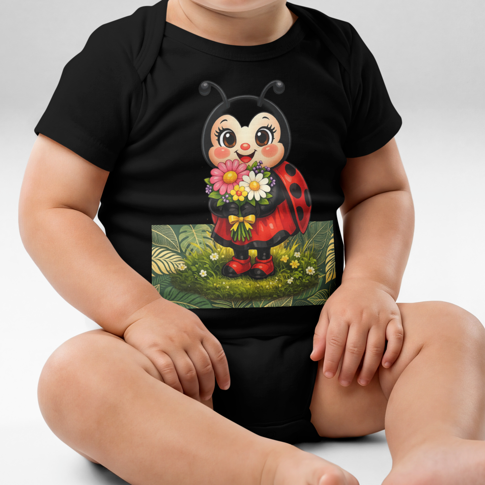 V.I.M Caterpillar & Lady Bird Jersey Bodysuit - Velvet Ink Market (V.I.M)